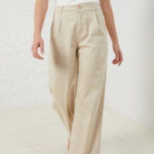 EcoHemp Tencel High-Rise Pleated Pant